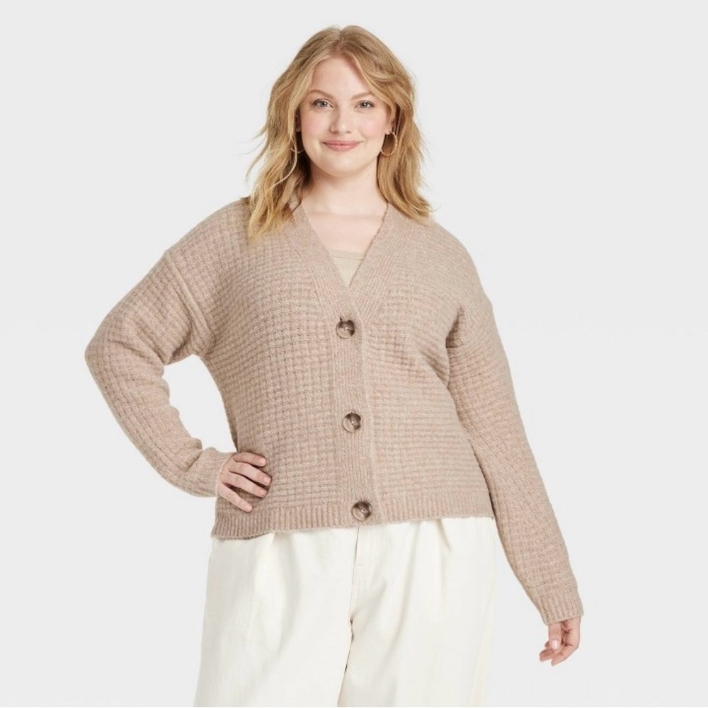 Super soft cozy knit button-down cardigan